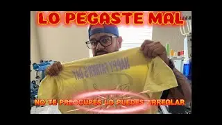 COMO REMOVER DTF O VINILO DE CAMISAS #htvvinyl #dtf #pequenoneg&oacute;cio 