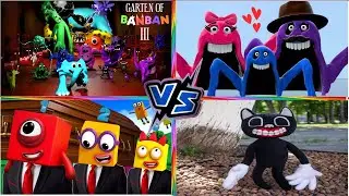 Garten of Banban Chapter 3🆚NumberStudents part2🆚Hungry Snakes Daddy🆚Cartoon Cat