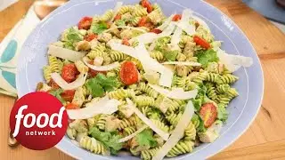 How to Make Marcela's Cilantro Pesto Pasta Salad | The Kitchen | Food Network