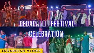 PEDAPALLI  FESTIVAL CELEBRATION DANCE 💃 STATUS, TRENDING VIDEOS JAGADEESH VLOGS 🔥