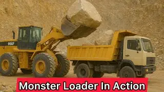 Unbelievable Heavy Machinery Action | Giant Stone Loading