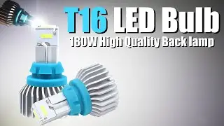 T16 180Wタイプ LED バックランプバルブ【取付動画】