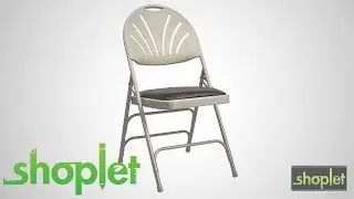 Samsonite 3000 Series Commercial Grade Padded Fanback Folding Chair