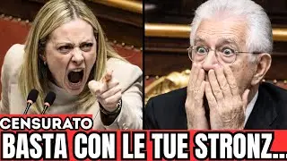 SCONTRO BRUTALE: Meloni umilia Monti in Senato &ndash; &ldquo;Io rispondo solo agli italiani&rdquo;