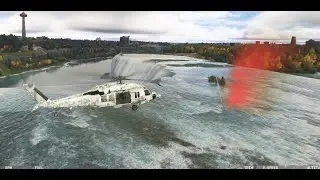 MSFS 2024 Miltech Mission Hub Niagra Falls Rescue MH-60