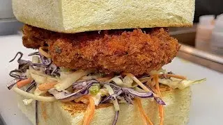 Spicy Chicken Katsu Sando !🥪🍗 #spicy #chicken #katsu #sando #shorts
