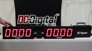 Courtroom Arbitration Countdown Timer, Battery Operated, Wireless - DC-40T-DN-W-System-Portable