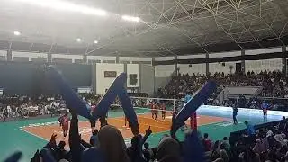 Nonton langsung di GOR Ki Mageti! LavAni amankan kemenangan 3-1 malam ini Set 2 #lavani #volleyball
