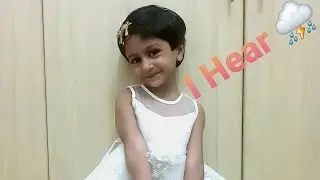 Action song for kids|I hear thunder| kindergarten songs | Chakki|simple songs for kids