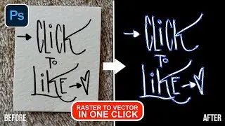 Quick and Easy Way to Vectorize Hand Drawn Shapes in Photoshop