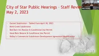 May 2, 2023 - City Council Meeting