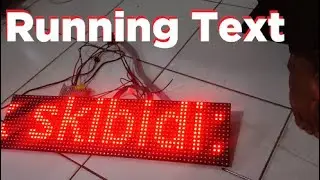Tutorial Running text - Kelompok skibidi