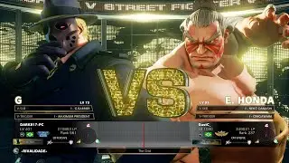 SFV Champion Edition 🔥 DARK817 (G) Vs GustC (E.Honda)  🔥 Online Matchs 01-30-2023