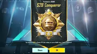 11 Paid Conqueror DONE In Solo FPP✅ S28 | New Conqueror Animation Status | Conqueror Push| 4K 90FPS