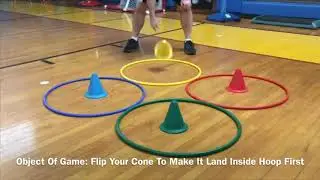 Phys.Ed.Review (Cone Flipping 4 Square)
