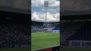Hammer Atmosph&auml;re im Bochumer Ruhrstadion 💙🔥 #bundesliga #vflfca #augsburg #bochum