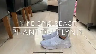 Nike Epic React Phantom FLYKNIT Triple White  - QUICK ON FEET.