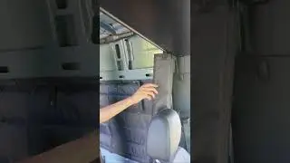 Cab Divider Blackout Curtain 🖤🚐
