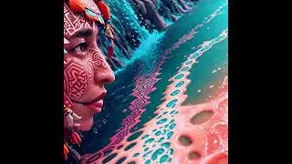 🌀✨ Dive into the Liquid Tribe, Cosmic Sun - Liquid Tribe 🎶💧 #psychedelic #trance #psytrance #music