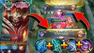 NEW ZHASK BEST 1 SHOT LIFESTYLE BUILD TO RANK UP FASTER IN 2025 !! ZHASK SAVAGE GAMEPLAY