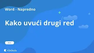 Kako da uvućem drugi red u Wordu ?