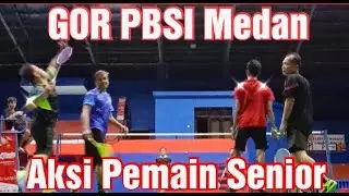 AKSI PEMAIN SENIOR || Coach Armada Cs VS Amril/Ary \\ GOR PBSI Medan