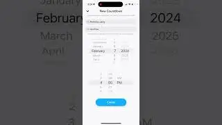 How to create a countdown in SnapChat?