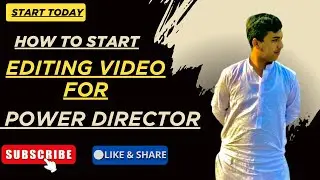 Power Director Free Software ll How to use editing video for power director  free editing software