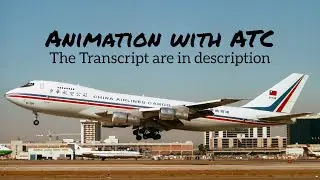 China Airlines Cargo Flight 358 Crash || Animation with ATC Recording. (Subtitles/CC On)