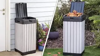 Affordable Outdoor Trash Cans that Look Great