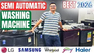 Best Semi Automatic Washing Machine 2026⚡Top 5 Semi Automatic Washing Machine 2026