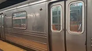 Rerouted R68 (D) train via the (Q) line at Lexington ave-63rd street!