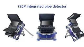 All-in-One HD Compact Sewer Drain Pipe Video Inspection Camera with 10.1