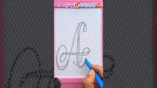 The Elegant Art of Capital A Calligraphy