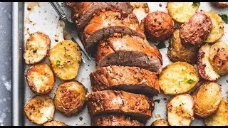 Sheet Pan Pork Tenderloin And Potatoes