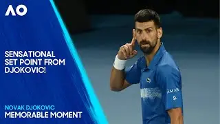 Novak Djokovic Wins Third Set After Spectacular Point! | Australian Open 2025