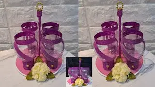 Ide kreatif dari botol plastik | Easy plastic bottle craft | ide daur ulang