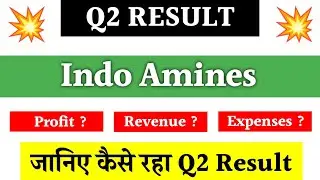 Indo Amines Q2 Results 2025 | Indo Amines share news | Indo Amines share latest news