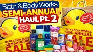 Bath and Body Works Semi Annual Sale Haul Pt. 2