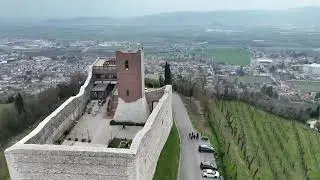 Montecchio Maggiore (VI) - Castelli di Giulietta e Romeo - Drone