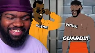 Diddy matching everybody Freak in Jail!  AceVane @ Random 9 REACTION