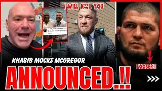 Khabib Mocks McGregor After Tyson Meeting! UFC White House Event Details Revealed