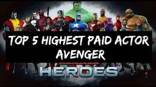 top 5 highest paid actor #avengers