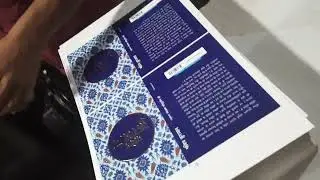 Leaf Printing of Book cover. contact info ☎️70429 58623