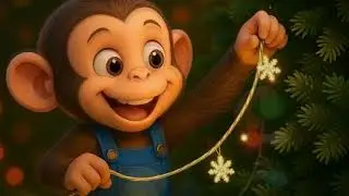 &ldquo;Cute Baby Monkey Enjoys Christmas 🎄🎁 | Fun Holiday Moments & Happy Monkey Story&rdquo;