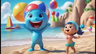 Sunny Seal Splashes Water | Fun Water Play Song for Kids | Nursery Rhyme in English