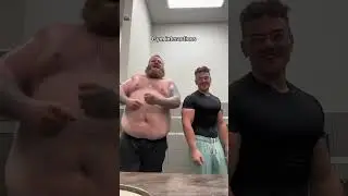 Man Accidently Walks Into Frame at Gym