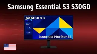 Монитор Samsung Essential S3 S30GD | ТЕСТ | Английский