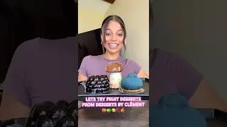 Trying Fruit Desserts from Desserts by Cl&eacute;ment ! 🍏🍋🍊🍑🍇 #satisfyingeating #tastetest #eatingshow
