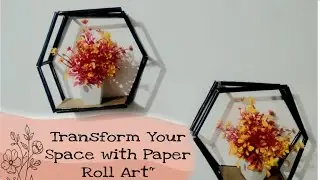 Transform your space with paper roll art